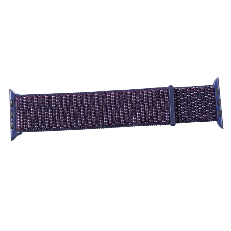 Velcro Magnetic Nylon Watch Band for Apple Watch Series 4 44mm, Series 3 / 2 / 1 42mm - Purple-2
