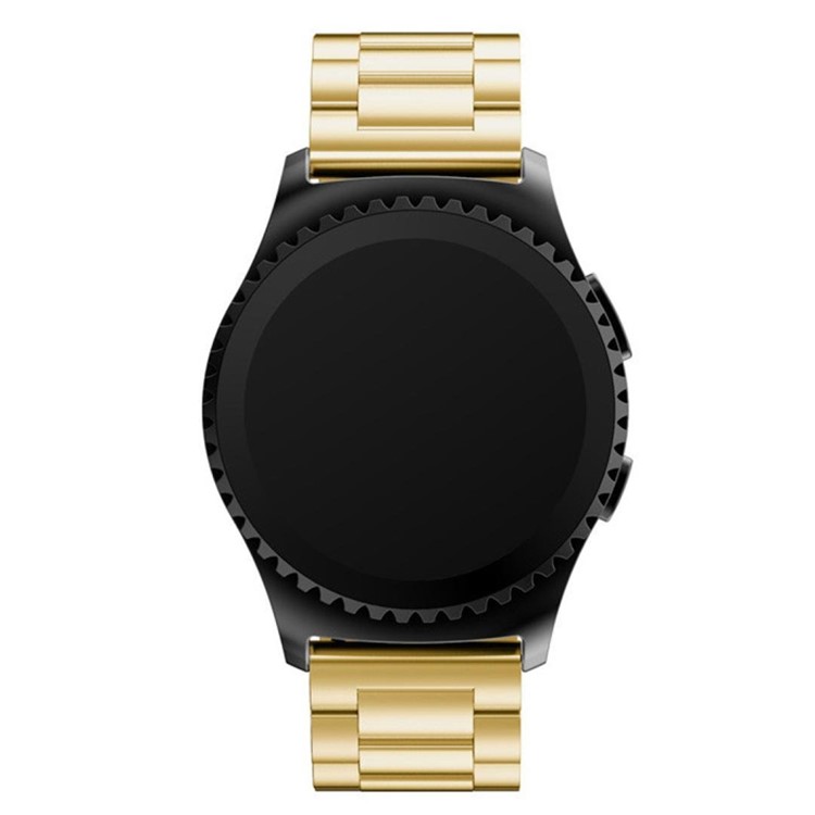 Remplacement De Bande De Montre En Métal En Acier Inoxydable Trois Perles De Luxe Avec Boucle Déployante Pour Huawei Montre 2 - Or-3