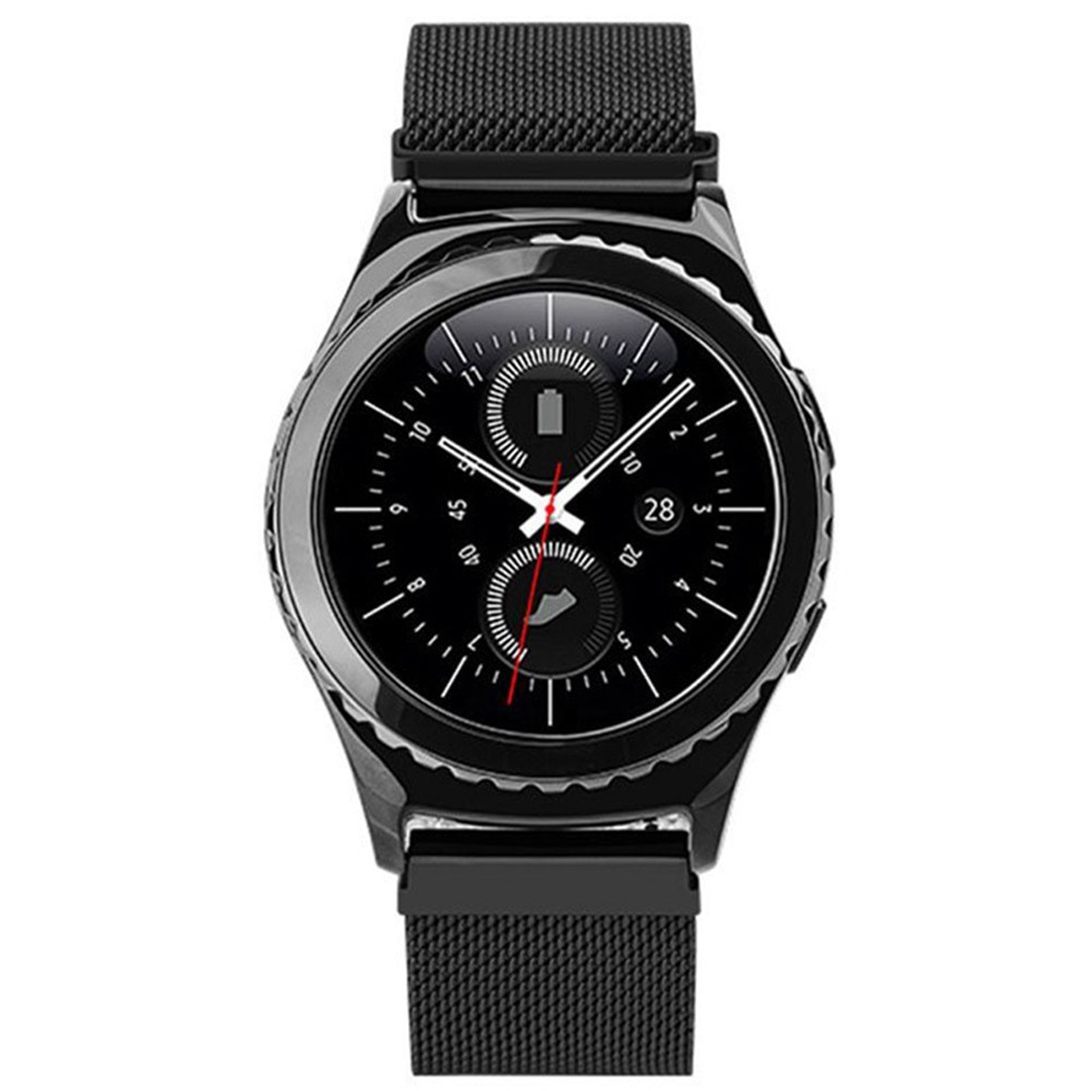Magnetic Milanese Loop Metal Watch Band for Huawei Watch 2 - Black-5