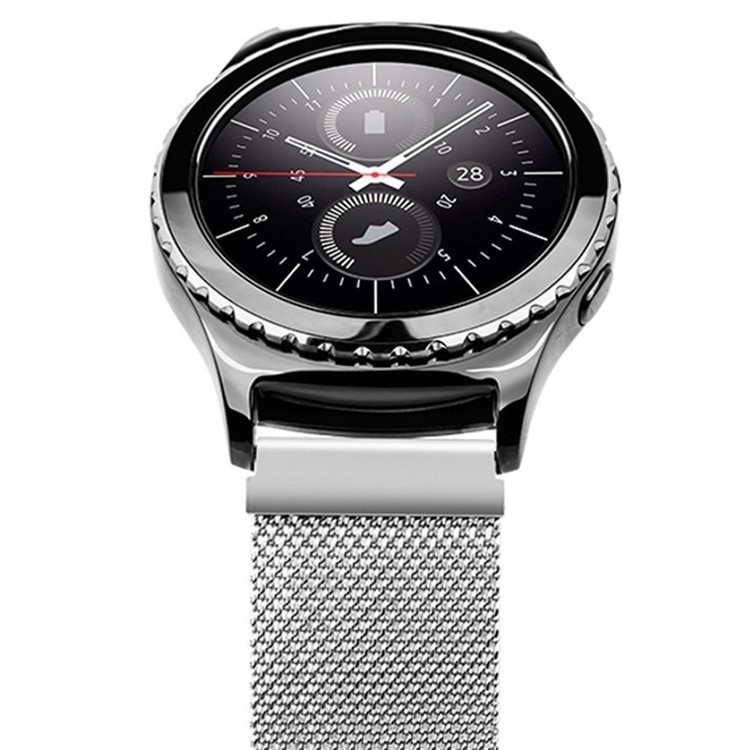 Magnetic Milanese Loop Metal Watch Strap for Huawei Watch 2 - Silver-10