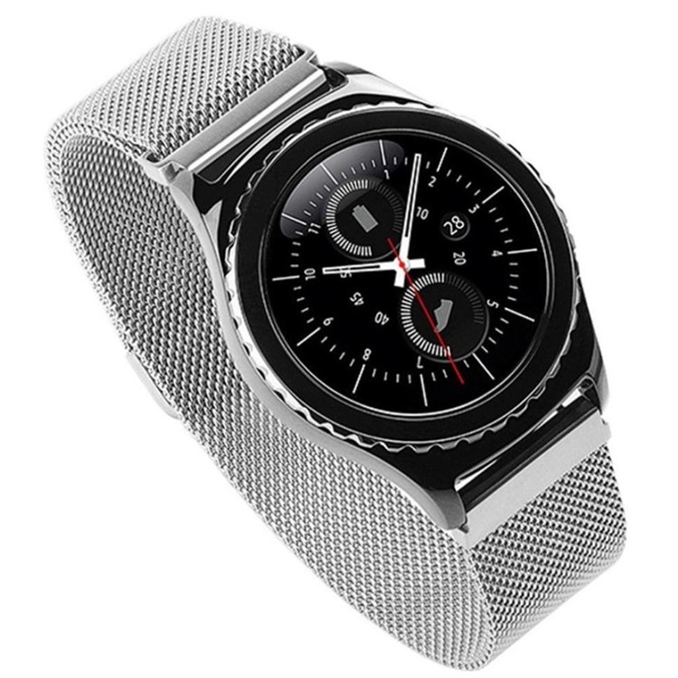 Magnetic Milanese Loop Metal Watch Strap for Huawei Watch 2 - Silver-2