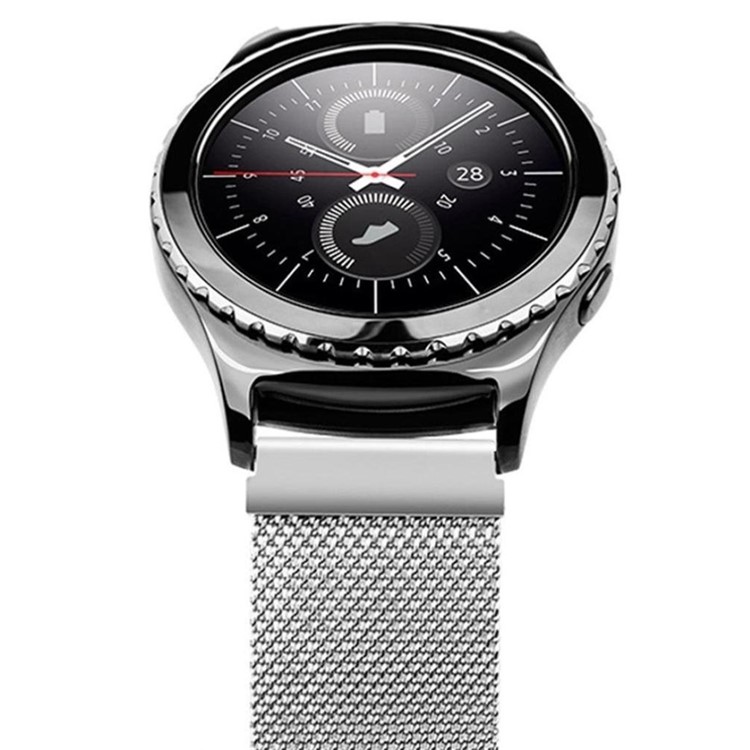 Magnetic Milanese Loop Metal Watch Strap for Huawei Watch 2 - Silver-3