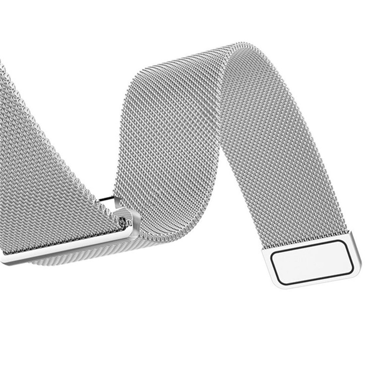 Magnetic Milanese Loop Metal Watch Strap for Huawei Watch 2 - Silver-4