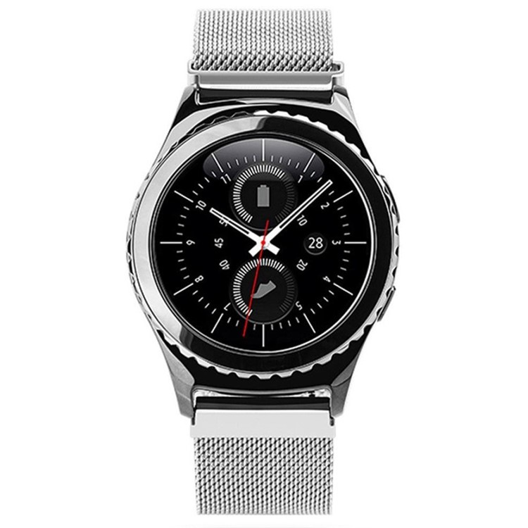 Magnetic Milanese Loop Metal Watch Strap for Huawei Watch 2 - Silver-8