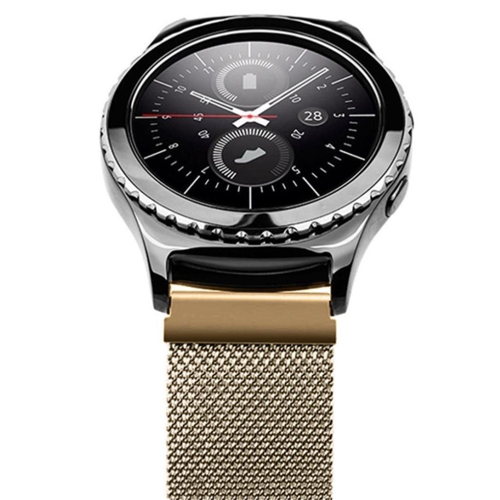 Magnetic Milanese Loop Metal Watch Bracelet for Huawei Watch 2 - Champagne Gold-3