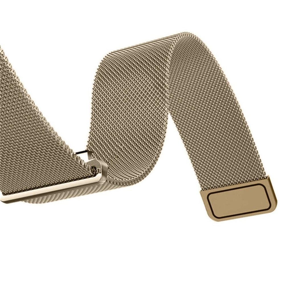 Magnetic Milanese Loop Metal Watch Bracelet for Huawei Watch 2 - Champagne Gold-5
