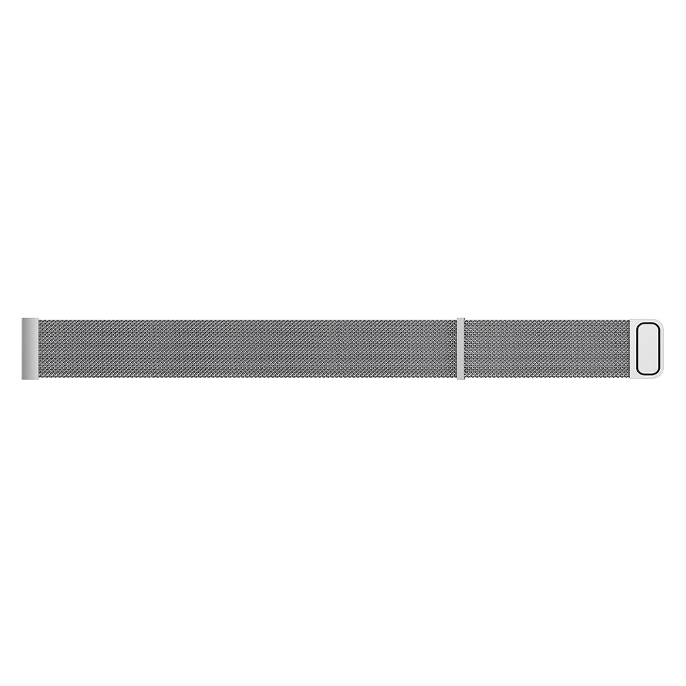 Magnetic Milanese Stainless Steel Woven Watch Strap Replacement for Huami Amazfit Smart Watch Youth Edition - Silver-5