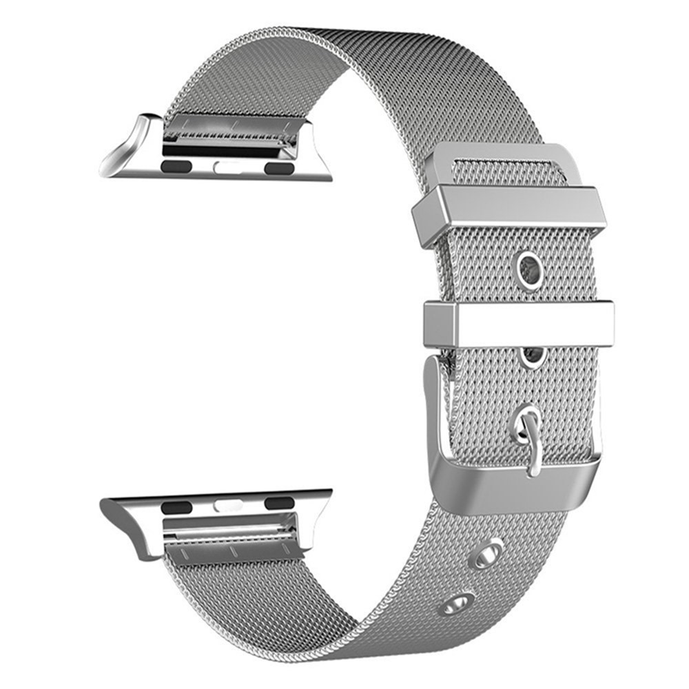 Klassische Edelstahlarmbandarmbanduhr Für Apple Watch Serie 3/2/1 42mm - Silber--1