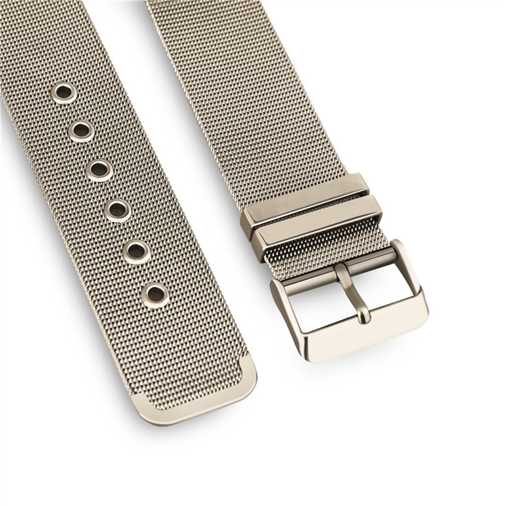 Substituição Milanese Da Faixa De Relógio Do Aço Inoxidável Da Curvatura Clássica Para A Série 3/2/1 42mm Do Relógio Da Maçã - Champanhe Ouro-5