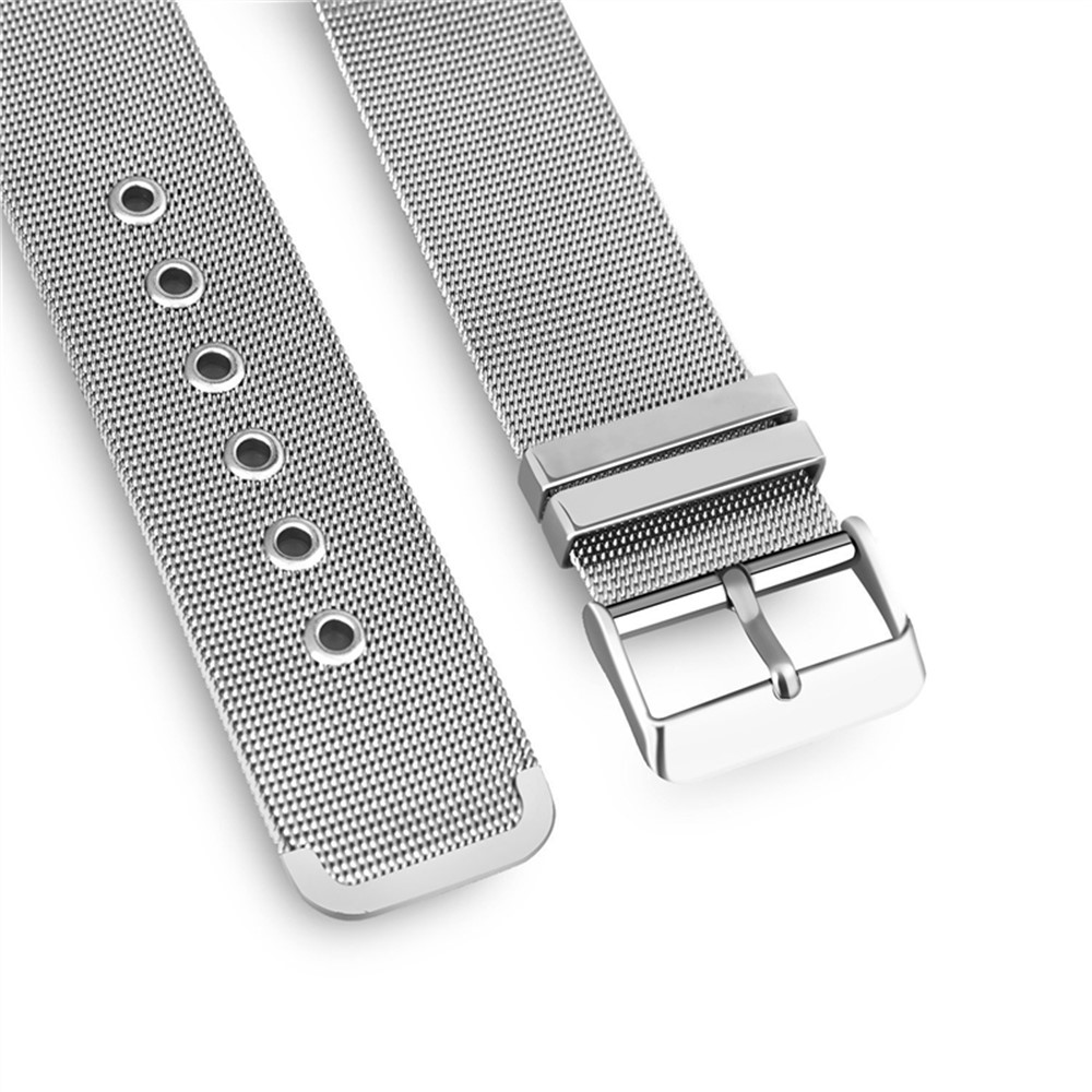 Fivela De Relógio De Aço Inoxidável Milanese Clássico Fivela Para Apple Assistir Série 3/2/1 38mm - Prata-5