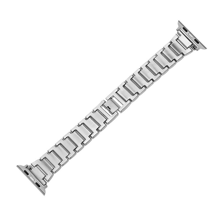 Crystal Decor Stainless Steel Watch Band for Apple Watch Series 4 44mm, Series 3 / 2 / 1 42mm - Silver-3