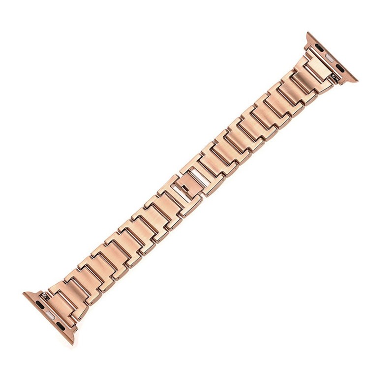 Crystal Decor Stainless Steel Watch Strap Band for Apple Watch Series 4 44mm, Series 3 / 2 / 1 42mm - Rose Gold-3