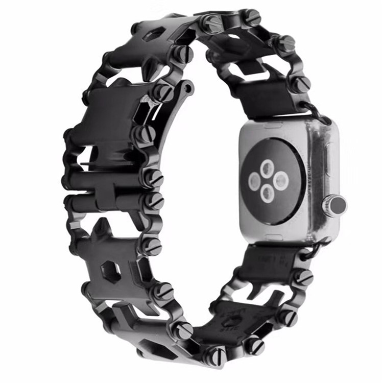 

Hollow Design Watch Band Strap for Apple Watch Series 3/2/1 38mm - Black