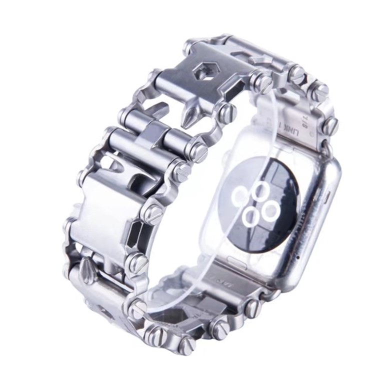

Hollow Design Watchband Strap for Apple Watch Series 3/2/1 38mm - Silver