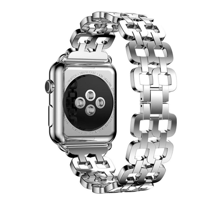 Stainless Steel 8 Shaped Watch Band for Apple Watch Series 3 / 2 / 1 42mm - Silver-1
