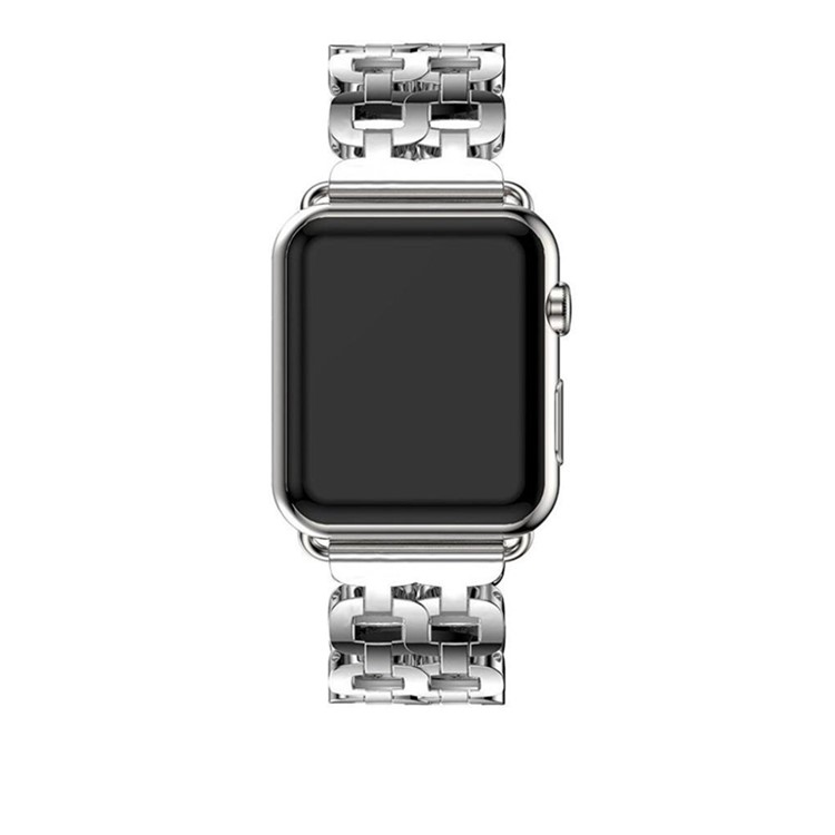 Stainless Steel 8 Shaped Watch Band for Apple Watch Series 3 / 2 / 1 42mm - Silver-3