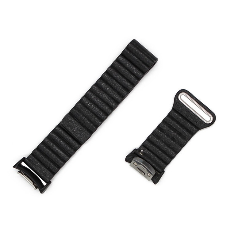 

Leather Watch Strap with Magnetic Closure for Samsung Gear S2 / R720 / R730 - Black