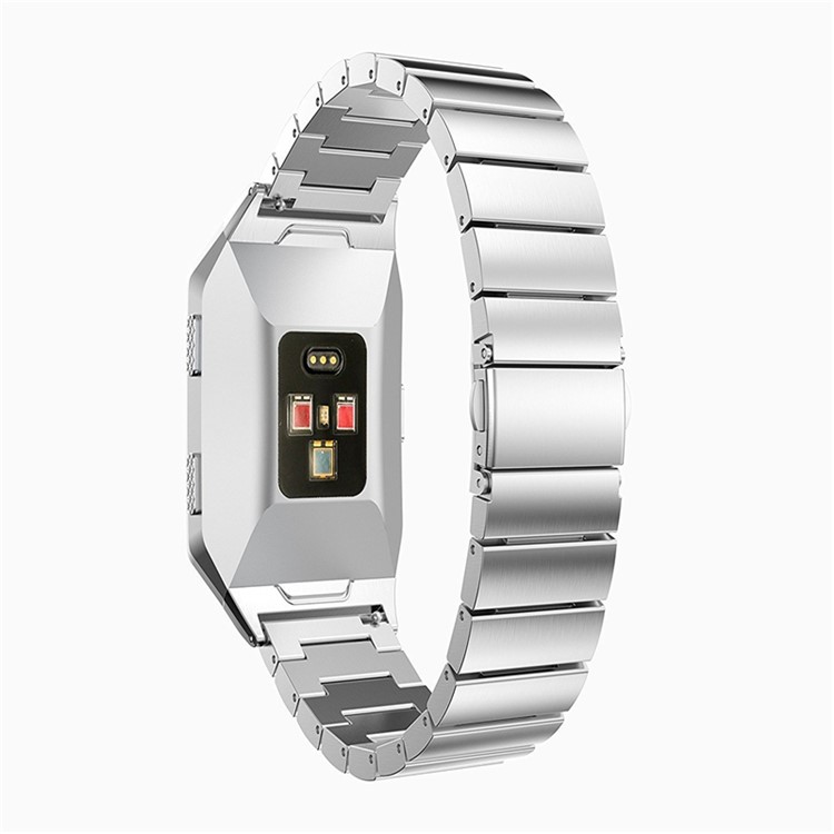 Stainless Steel Watch Band Replacement for Fitbit Ionic - Silver-5