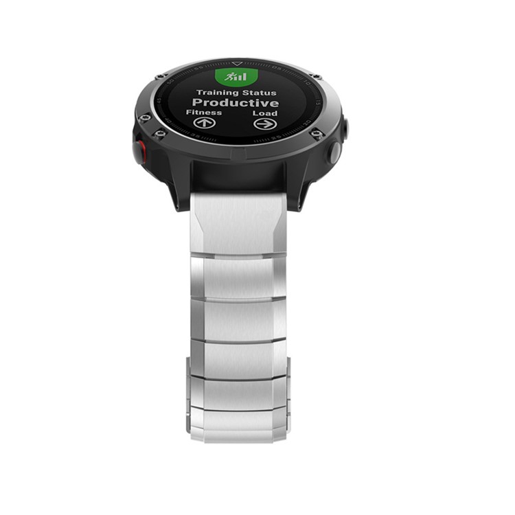 Banda de Relógio de Aço Inoxidável Para Garmin Fenix ​​3 / Fenix ​​3 hr / Fenix ​​5x / Fenix ​​6x - Prata-4