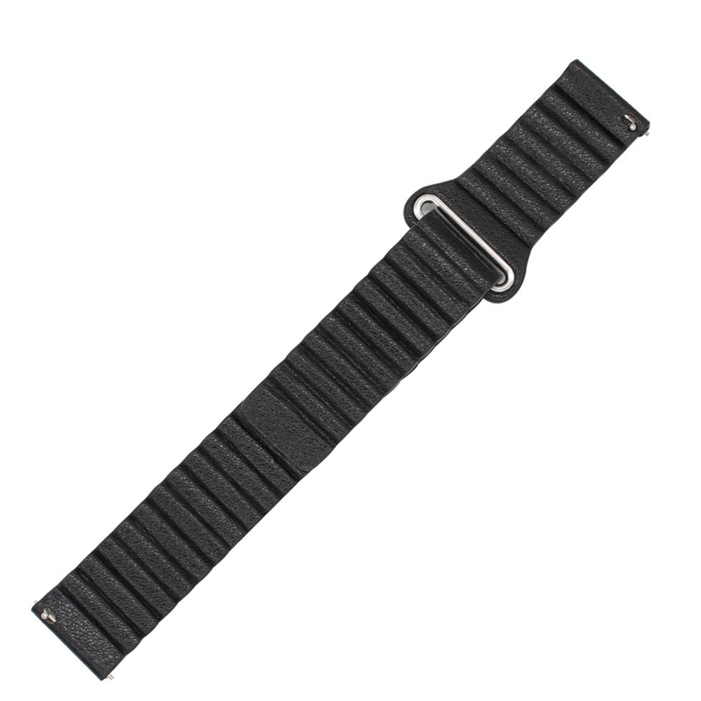 Magnetic Loop Genuine Leather Watch Strap for Samsung Gear Sport SM-600 - Black-6