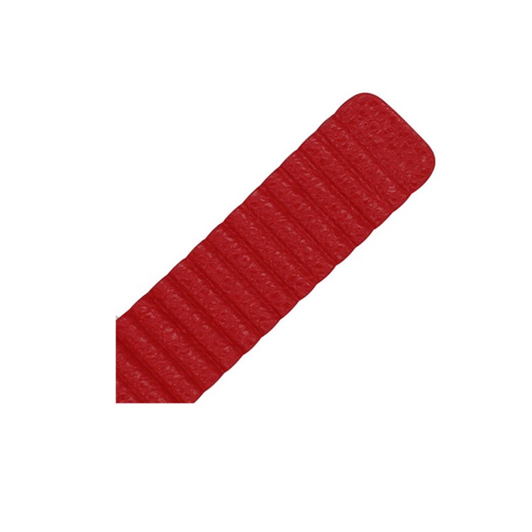Magnetic Loop Genuine Leather Watch Band for Samsung Gear Sport SM-600 - Red-9