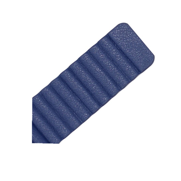 Magnetic Loop Genuine Leather Watchband Strap for Samsung Gear Sport SM-600 - Blue-9