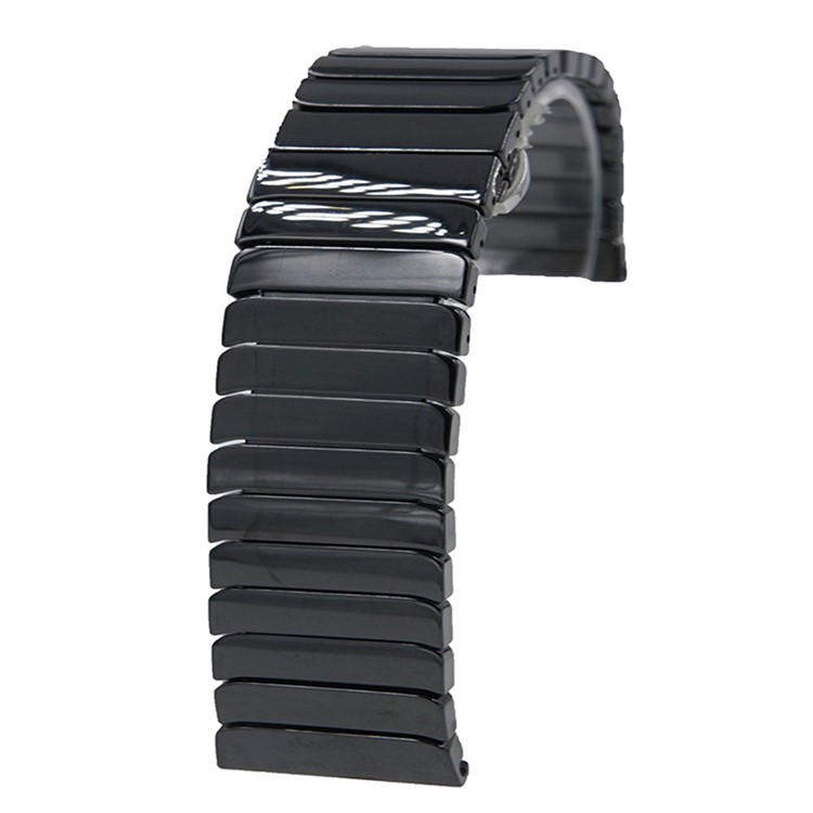 Pulseira De Cerâmica Faixa De Relógio Para Samsung Gear S3 Fronteira / Clássico S3 - Preto-13
