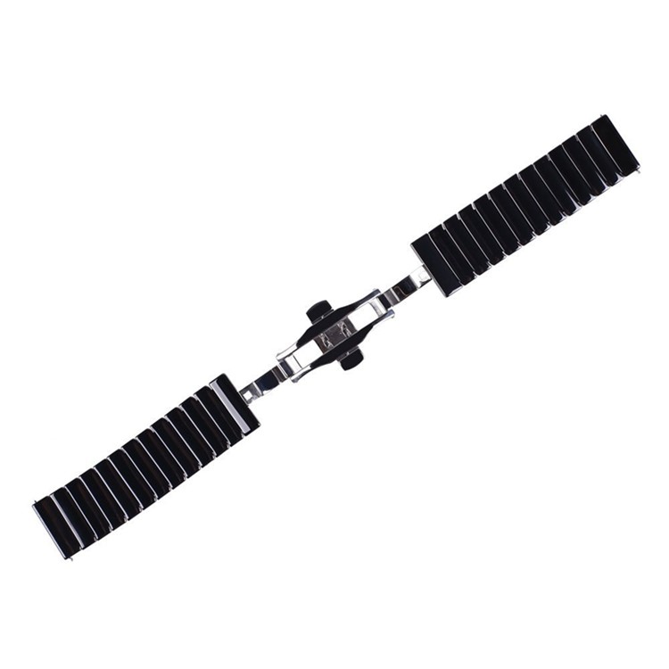 Pulseira De Cerâmica Faixa De Relógio Para Samsung Gear S3 Fronteira / Clássico S3 - Preto-7