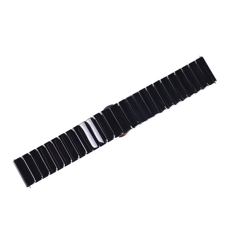 Pulseira De Cerâmica Faixa De Relógio Para Samsung Gear S3 Fronteira / Clássico S3 - Preto-9