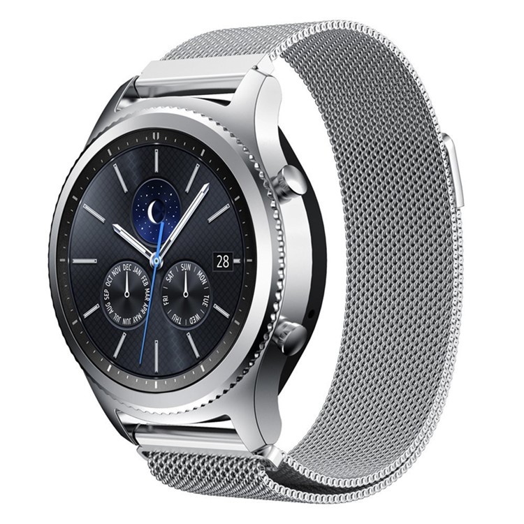 Milanese Metal Wristband Watch Strap for Samsung Gear S3 Frontier / S3 Classic - Silver-3