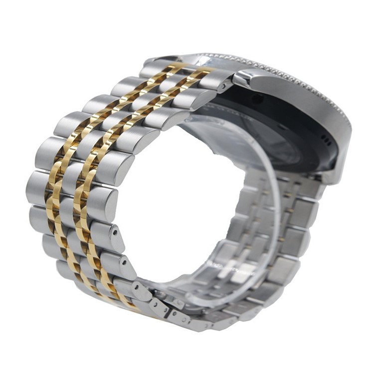 Stainless Steel Wristband Watch Band Replacement for Samsung Gear S3 Frontier / S3 Classic - Silver / Gold-6