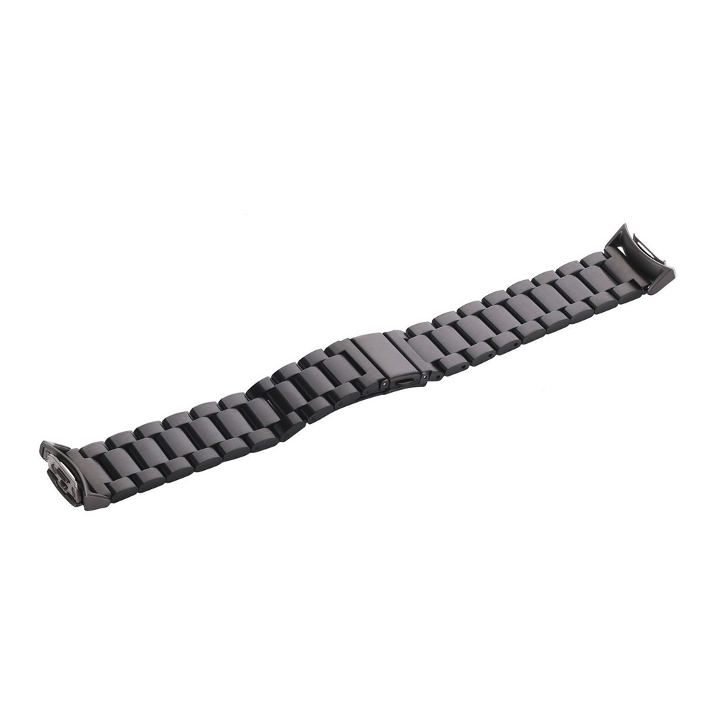 Pulseira De Aço Inoxidável Com Conector De Aço Inoxidável Para Samsung Gear S2 R720 / Engrenagem S2 R730 - Preto-2
