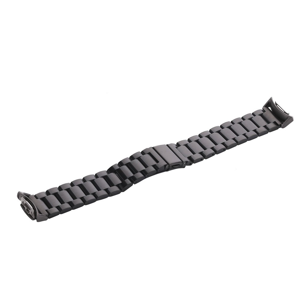 Banda de Reloj de Acero Inoxidable Con Conector de Acero Inoxidable Para Samsung Gear S2 R720 / Gear S2 R730 - Negro