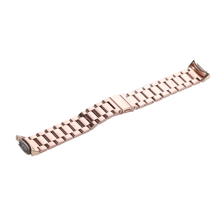 Pulseira De Relógio De Aço Inoxidável Com Conector Para Samsung Gear S2 R720 / Engrenagem S2 R730 - Rosa Ouro-4