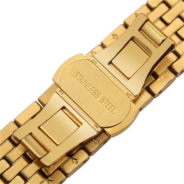 Rhinestone Decor Stainless Steel Watch Wrist Band for Huawei Watch 2 - Gold-2