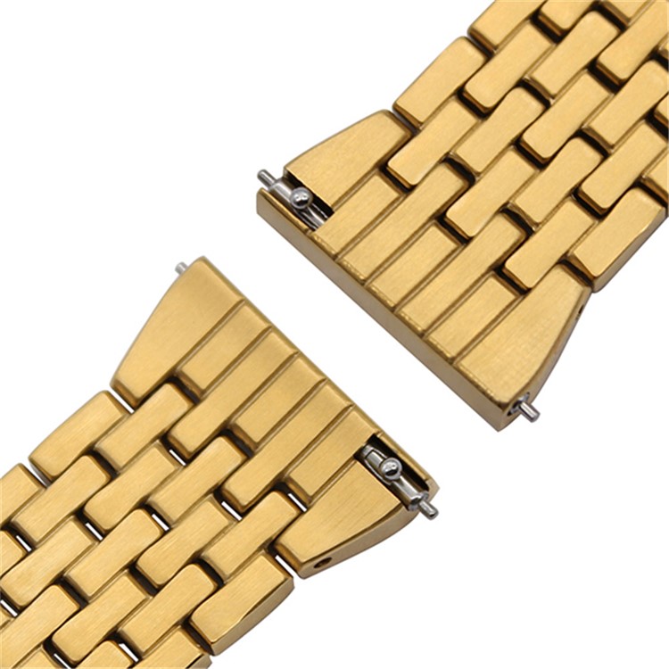 Rhinestone Decor Stainless Steel Watch Wrist Band for Huawei Watch 2 - Gold-5