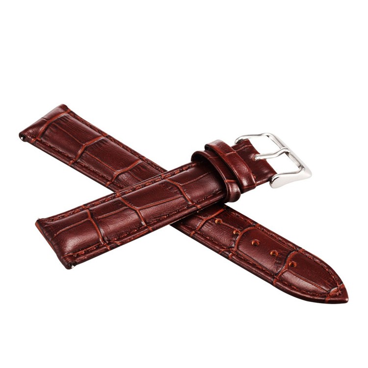 Crocodile Texture PU Leather Watch Band Replacement for Samsung Gear S3 Frontier / S3 Classic - Brown-5