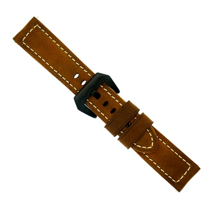 Vintage Genuine Leather Watch Wristband for Apple Watch Series 4 44mm, Series 3 / 2 / 1 42mm - Brown-2