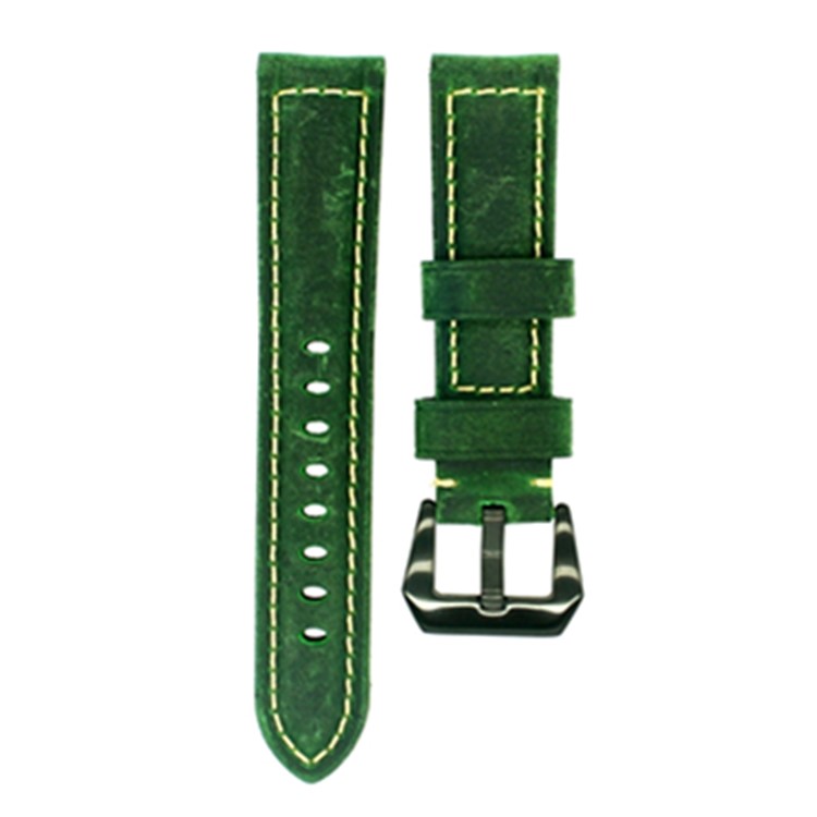 

Vintage Genuine Leather Watchband for Apple Watch Series 4 40mm, Series 3 / 2 / 1 38mm - Green