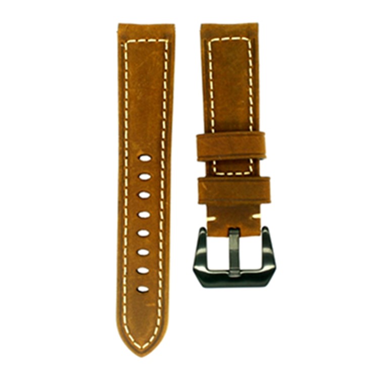 

For Apple Watch Series 4 40mm, Series 3 / 2 / 1 38mm Retro Genuine Leather Watch Band - Brown