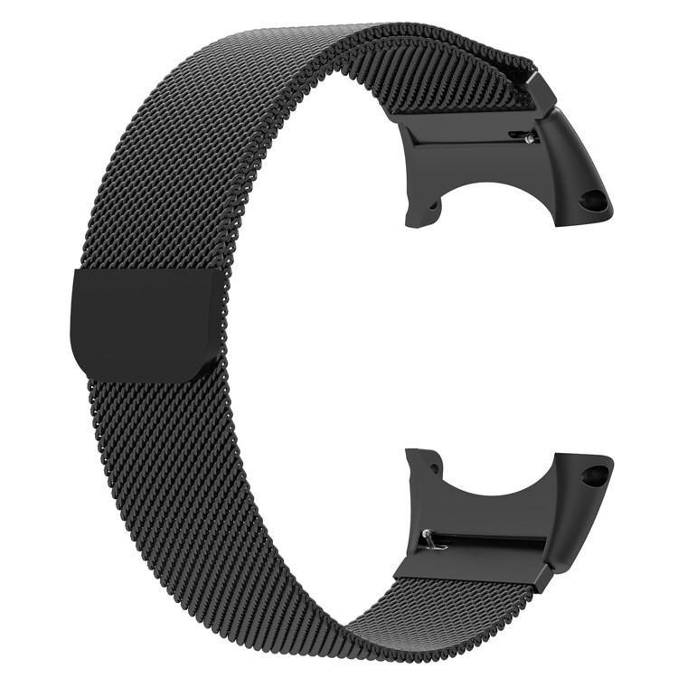 Magnetic Milanese Metal Watch Band for Suunto Core All Black with Installation Tools - Black-3