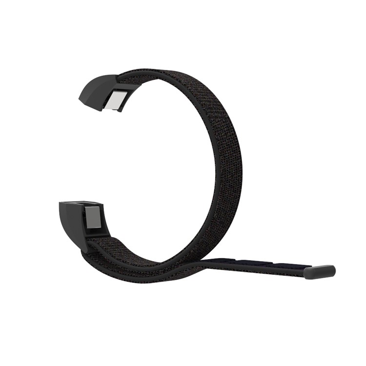 Orologio Di Nylon Chiusura Della Fascia + Connettore Per Fitbit Alta / Alta HR - Nero Opaco-5