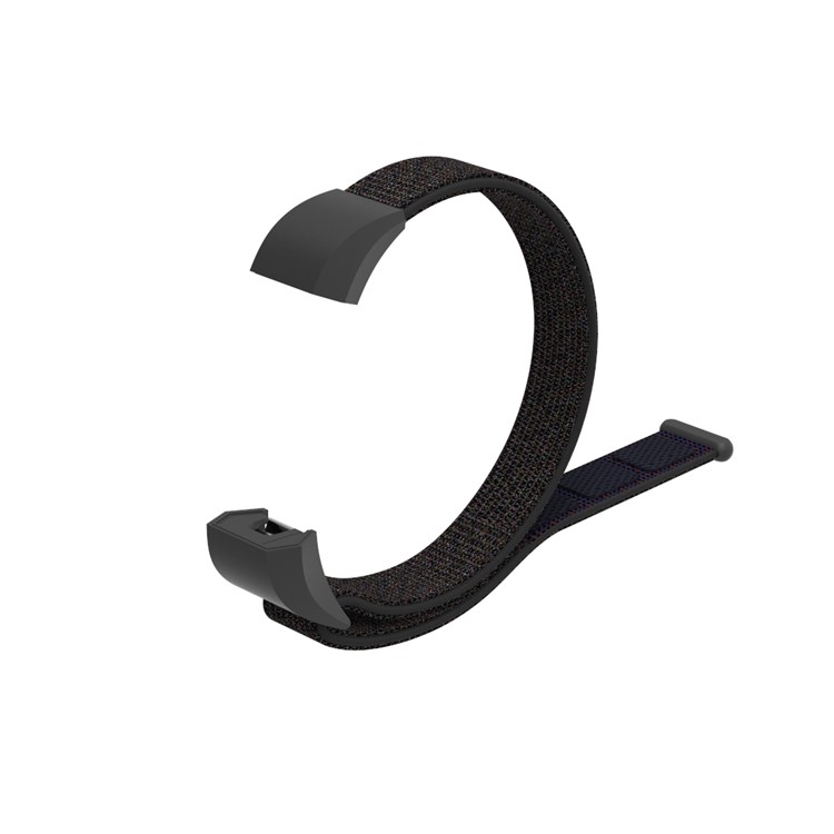 Orologio Di Nylon Chiusura Della Fascia + Connettore Per Fitbit Alta / Alta HR - Nero Opaco-6