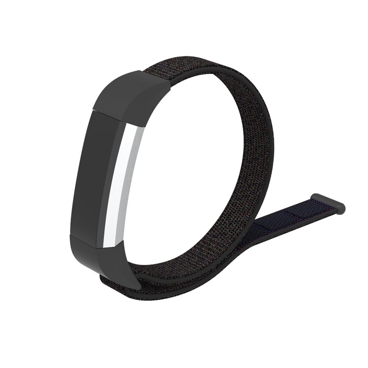 Orologio Di Nylon Chiusura Della Fascia + Connettore Per Fitbit Alta / Alta HR - Nero Opaco-7