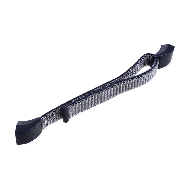 Velcro Closure Flexible Nylon Watch Band + Connector for Fitbit Alta - Midnight Blue-5