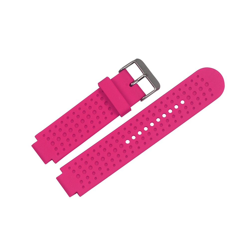 Men Silicone Watchband with Installation Tools for Garmin Forerunner 25 - Rose-2
