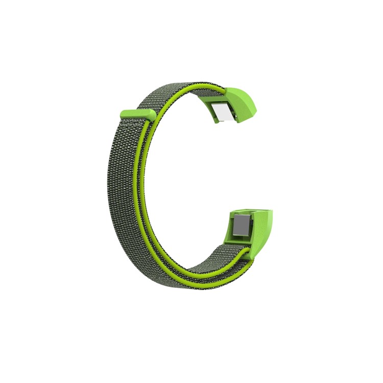 18cm Adjustable Velcro Closure Nylon Wristwatch Band for Fitbit Ace - Green-7