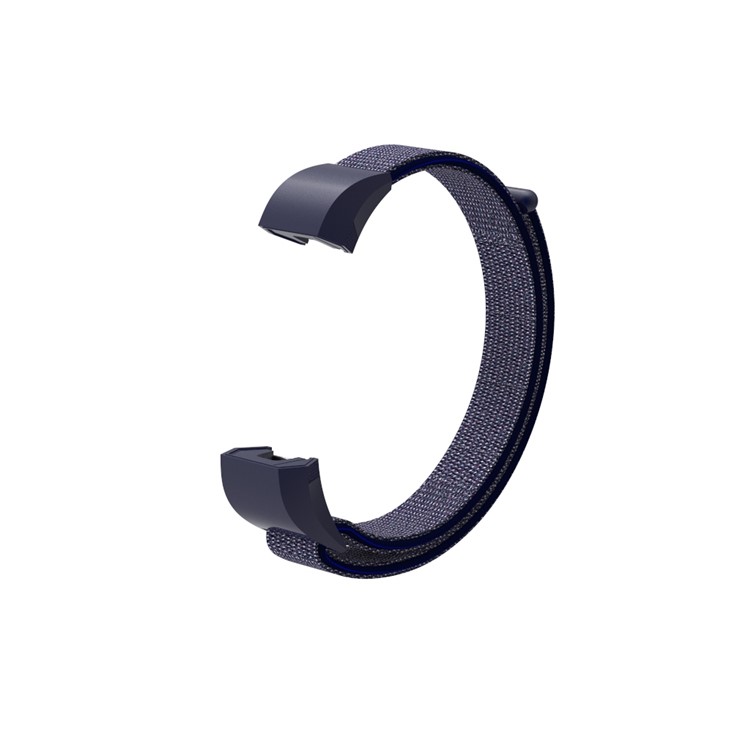 18cm Adjustable Flexible Velcro Closure Nylon Watch Strap for Fitbit Ace - Dark Blue-7