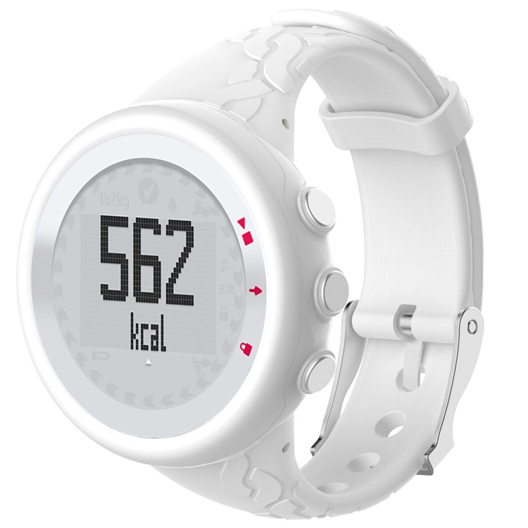 Women Soft Sports TPE Watch Band for Suunto M1/M2/M4 /M5 - White-3