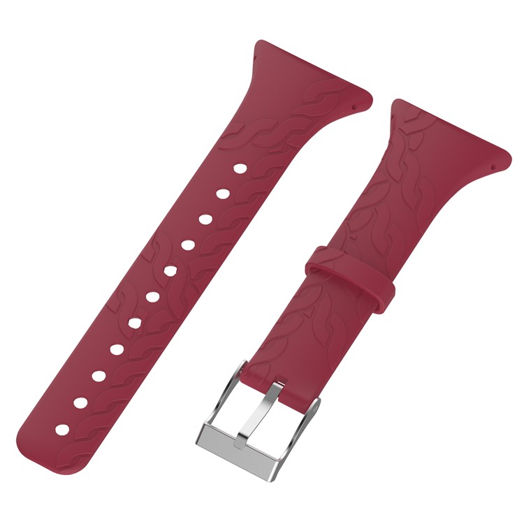 Women Soft Sports TPE Watch Strap Replacement for Suunto M1/M2/M4 /M5 - Red-1
